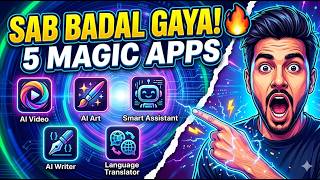 Top 5 Crazy AI Apps You Must Try ⚡️ Best Mobile & Web Apps | 2026