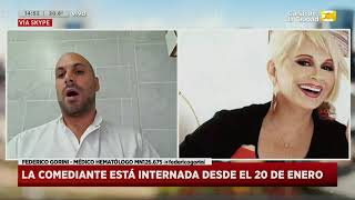 Cómo sigue la salud de Carmen Barbieri, internada por coronavirus en Hoy Nos Toca