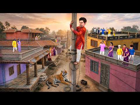 Electrician ने Bijli Chori समझकर Tiger पकड़ लिया Funny Comedy Hindi Kahani