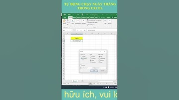 Mẹo Excel -Tự động nhập dữ liệu ngày tháng || Automatically write date in Excel #shortsvideo #excel