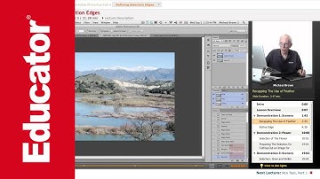 "Refining Selection Edges" | Adobe Photoshop CS6 with Educator.com