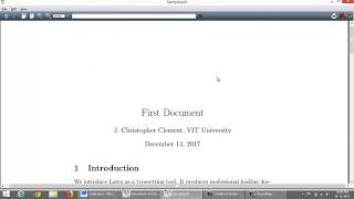 Typesetting Texts Using Latex