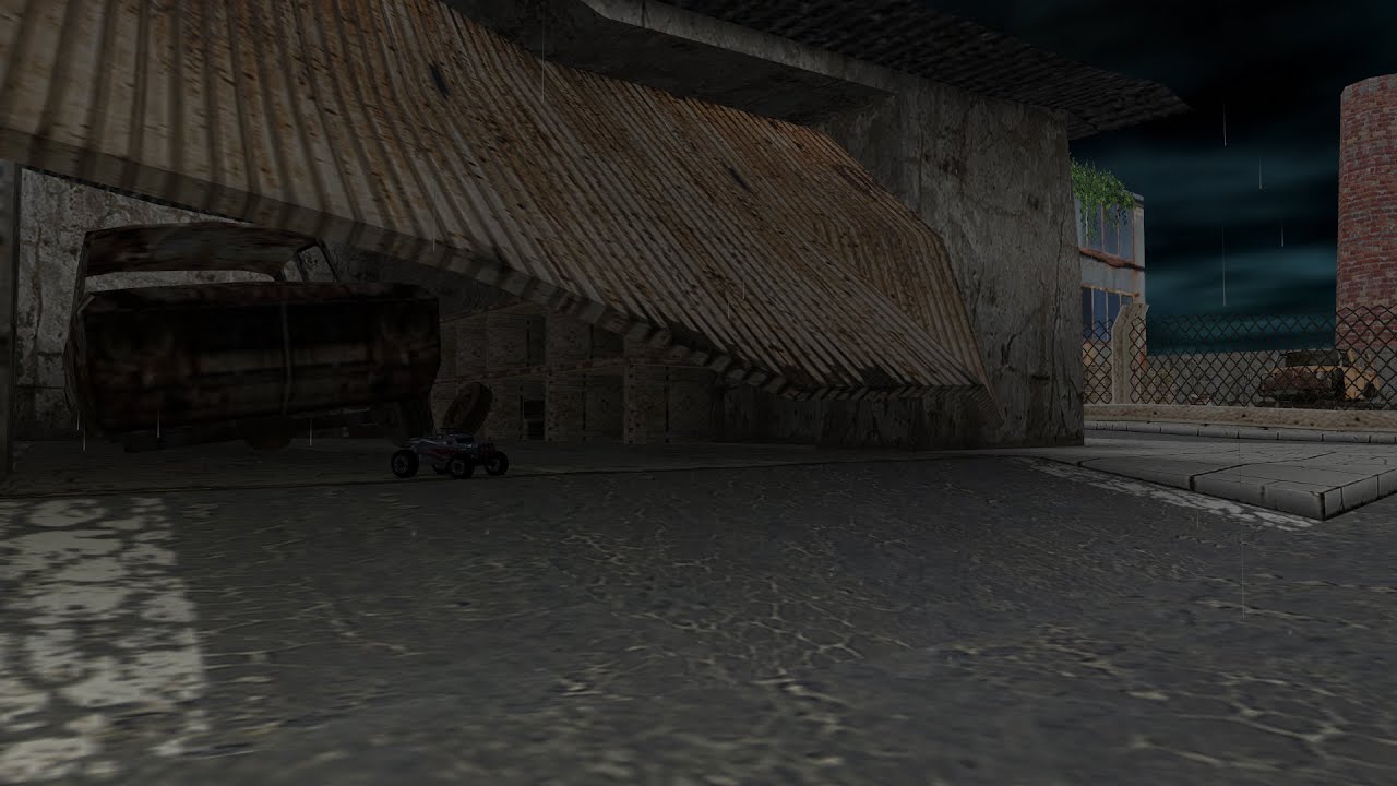 Desolate District 1 by RV_Pure, Chris Johannsen. Length 658m. 4 Laps. 16 cars. Car Bertha Ballistics