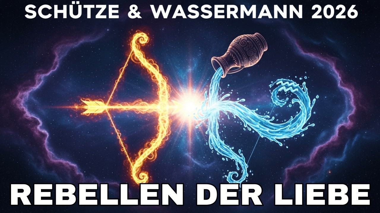 Schütze & Wassermann   Wenn Freiheit zur tiefsten Liebe wird ❤️✨