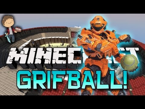 Minecraft: GRIFBALL (Halo 3) Mini-Game! w/Mitch & Friends! - Minecraft: GRIFBALL (Halo 3) Mini-Game! w/Mitch & Friends!