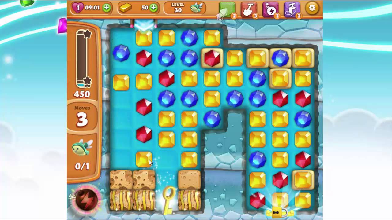 Diamond Digger Saga Level 30 Gameplay