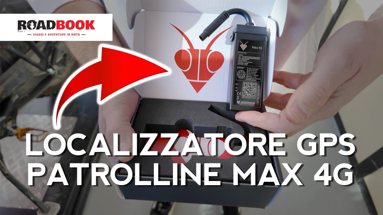 Patrolline Max 4G, localizzatore GPS da moto