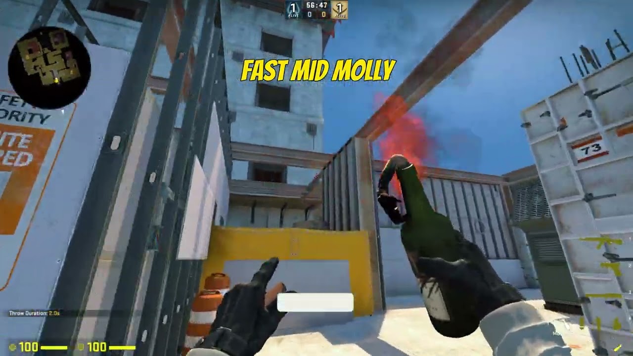 (CSGO) FAST MID MOLLY VERTIGO