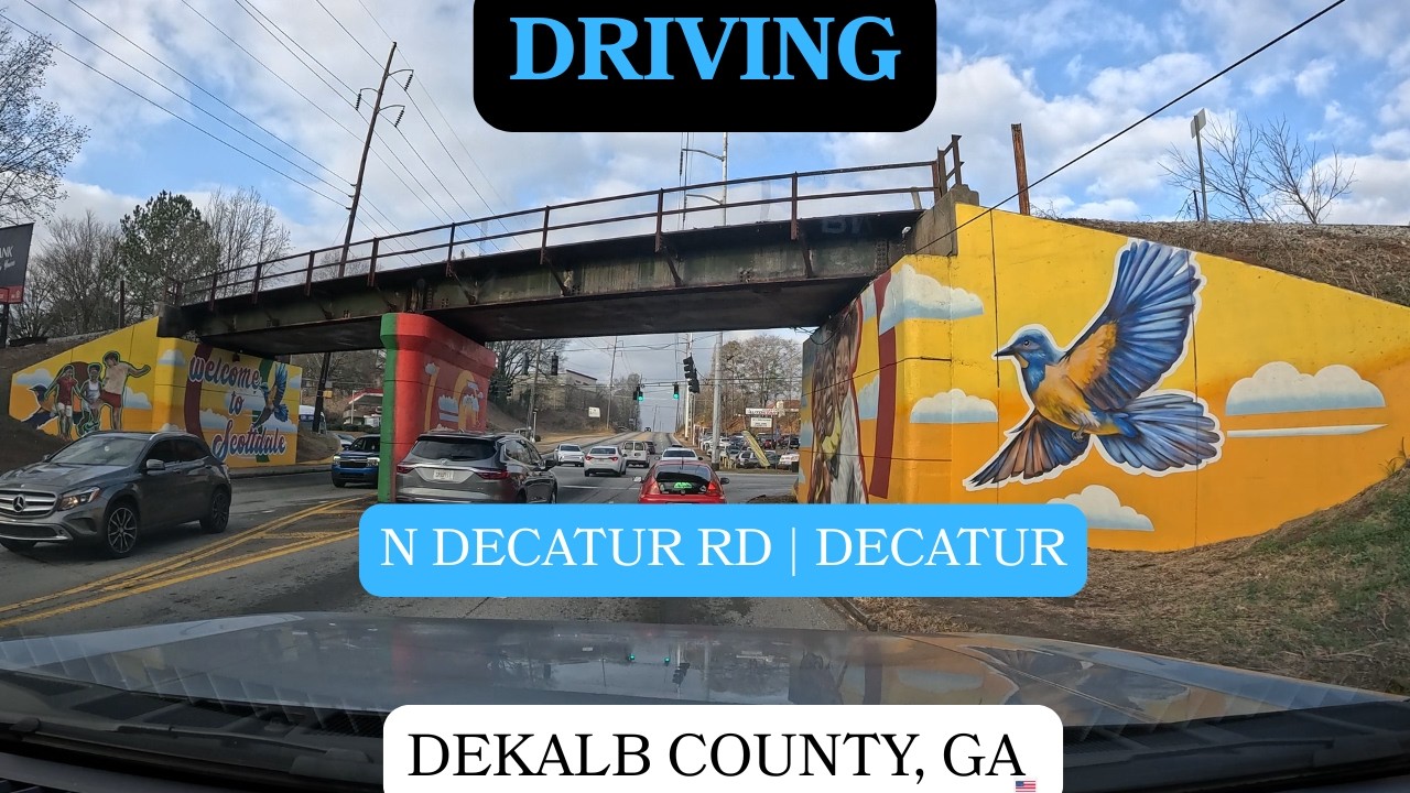 N Decatur Rd to I-285 South to Memorial Dr exit ramp