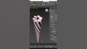 #shorts Stainless Steel Wire Rope IN 3ds max | modeling techniques or beginners #3dsmaxtutorial