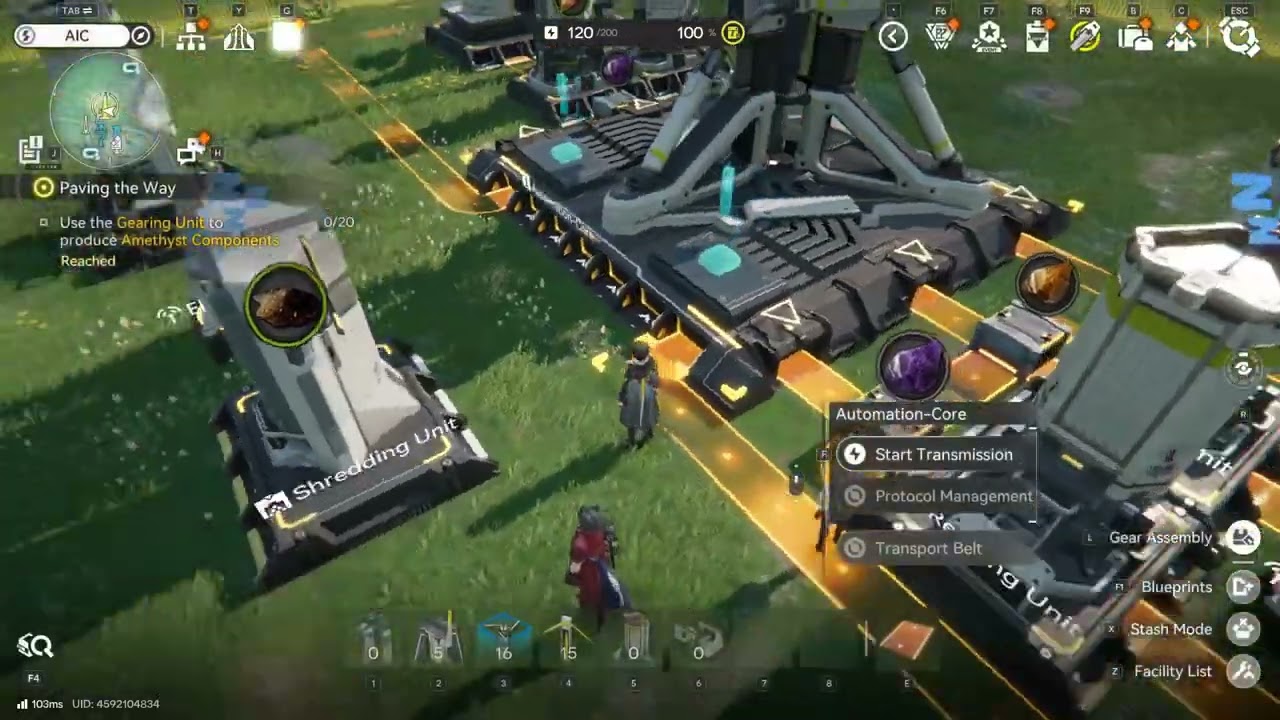 Use the Gearing Unit to Produce Amethyst Components Arknights Endfield