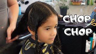4 YEAR OLD GETS HAIR CUT | NO TEARS!