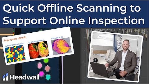 Quick and Intuitive Offline Hyperspectral Scanning to Support Real-Time Online Inspection Processes