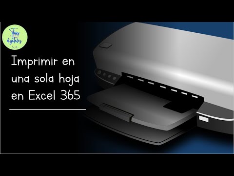Imprimir en una sola hoja en Excel 365 - YouTube