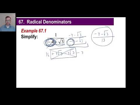 Saxon Math - Algebra 2: 3rd Edition (Lesson 67 - Radical Denominators)