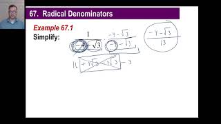 Saxon Math - Algebra 2: 3rd Edition (Lesson 67 - Radical Denominators)