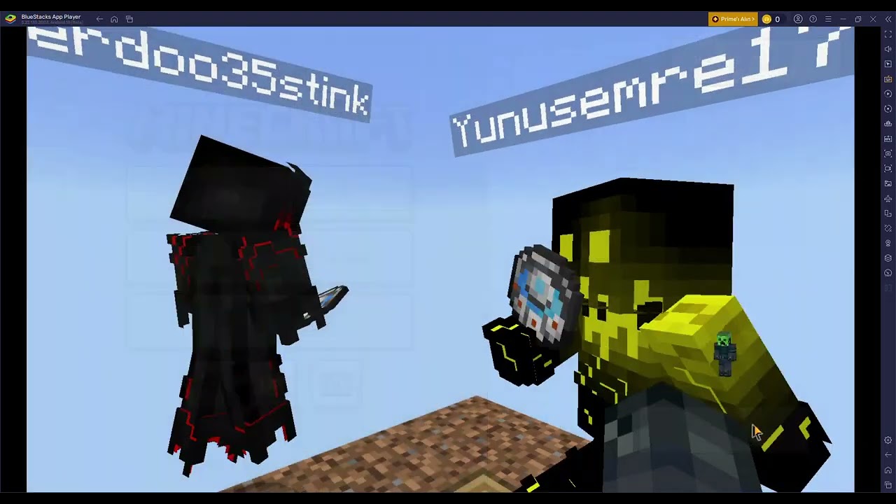 Minecraft oynadım