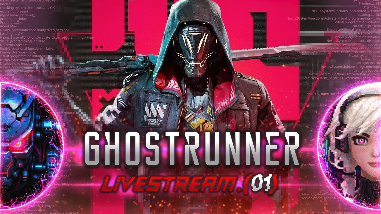🔴 LIVE | Ghostrunner Gameplay – High-speed Katana Action | Playthrough [01] | Symbiotic Gaming