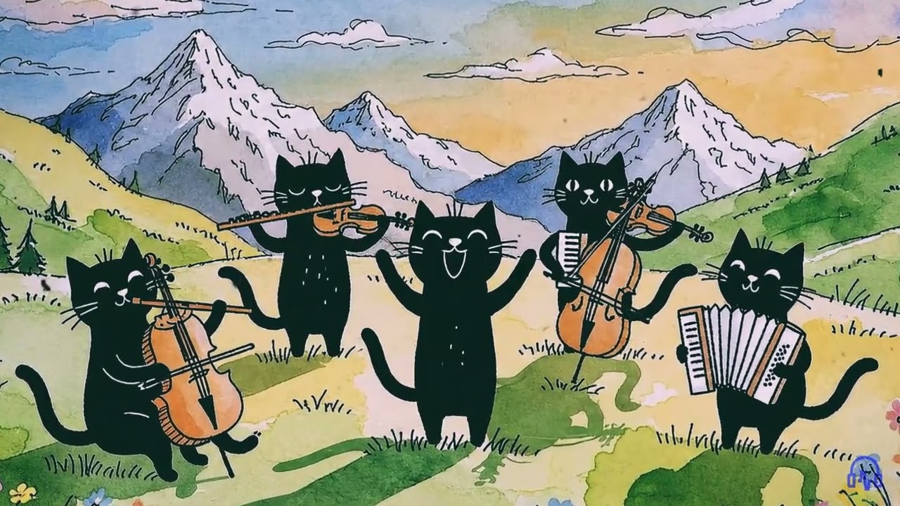 Black Cats Deep Bass Jazz Groove to Relax Your Mind, Feel Good Energy, and Unwind Smoothly