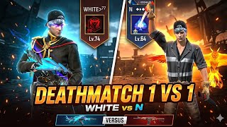 WHITE⁷⁷ VS N FF  1vs1 ( mobile  vs PC)