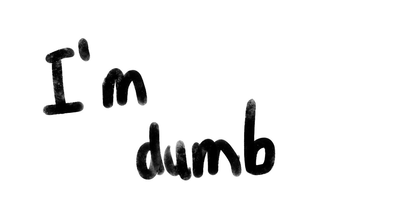 I DON'T DRAW