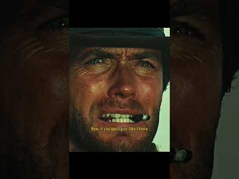 I don't think it's nice, you laughing | A Fistful of Dollars (1964) #clinteastwood #westernmovies