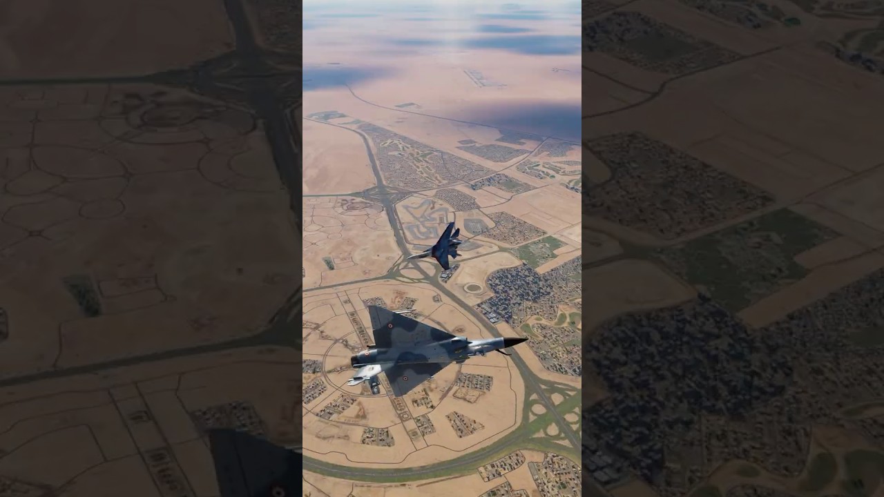 M2000C vs SU27 Dogfight 