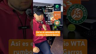 Camino rumbo a Roland Garros así es el calendario para el mes de mayo