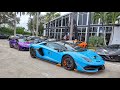 Lamborghini Miami Bull RUN - SVJ, Huracan STO, Tecnica, Revuelto, Sentenario, Sian, Lambo Heaven