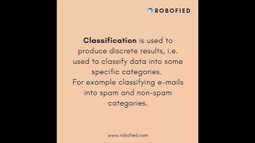 Classification vs. Regression