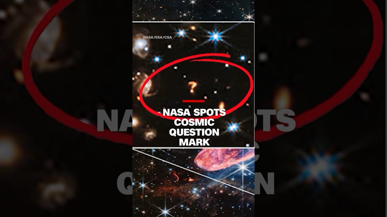 NASA spots cosmic question mark