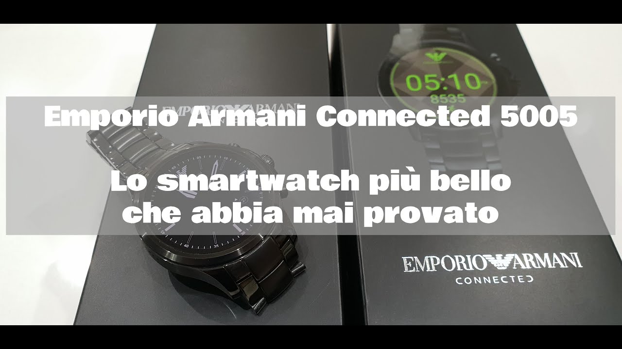 armani 5005 smartwatch