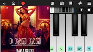 Saki-saki tutorial on mobile piano||Batla house|| screenshot 2