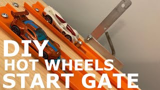 Self made Hot Wheels Start Gate // Accurate DIY Hot Wheels Start Line // Perfect for precise timing!