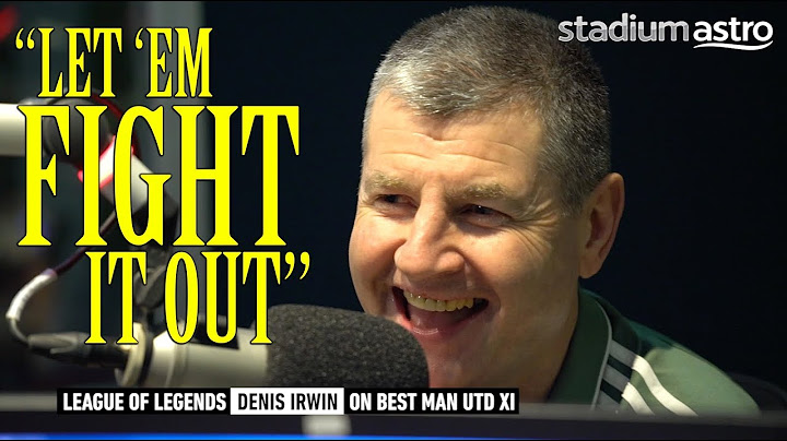 Denis Irwin names his Best Man Utd XI | League of Legends | Astro SuperSport