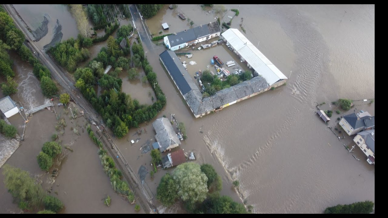 Povodeň 2024. Dronem. Okres Šumper a okolí