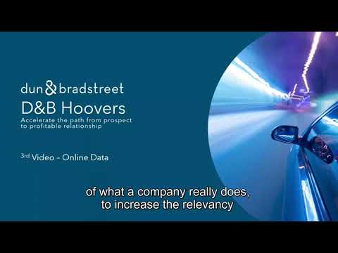 D&B Hoovers – Deep Dive and Demo on Online Data
