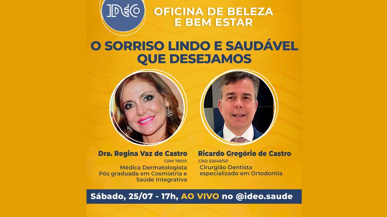 #19 - Saúde Bucal - Live: 25/07/20. Convidado: Dr. Ricardo G. de Castro.