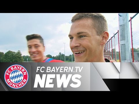 Video Internationals back in Bayern training - youtube