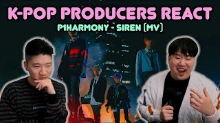 Musicians react & review ♡ P1HARMONY - SIREN (MV)