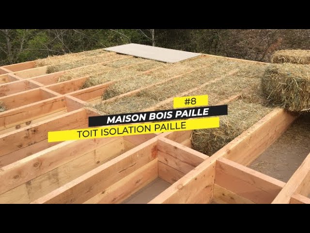 8 MOB isolation paille - isolation du toit en bottes de paille 