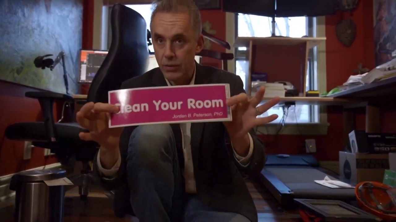 Jordan Peterson talks about his MESSY room - YouTube