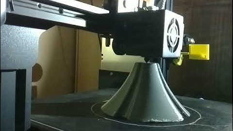 3D Printed Funnel timelapse