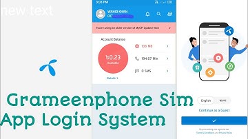 Grameenphone Sim App Login System || My Gp New Offer Check