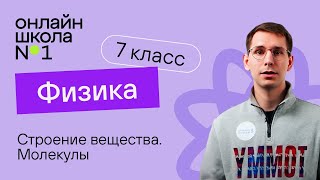 картинка: Строение вещества. Молекулы.  Урок 4. Физика 7 класс