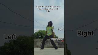 BTS - Black Swan x Fake Love Slow Music Tutorial | Hina | #bts #shorts #trend #explore #viral #dance Resimi