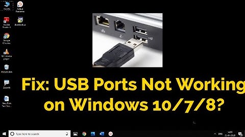 How to Fix USB Ports not working on Windows 7/8/10 | Tamil | RAM Solution