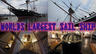 Worlds Largest Navy Sail Ship HMS Warrior - FULL TOUR
