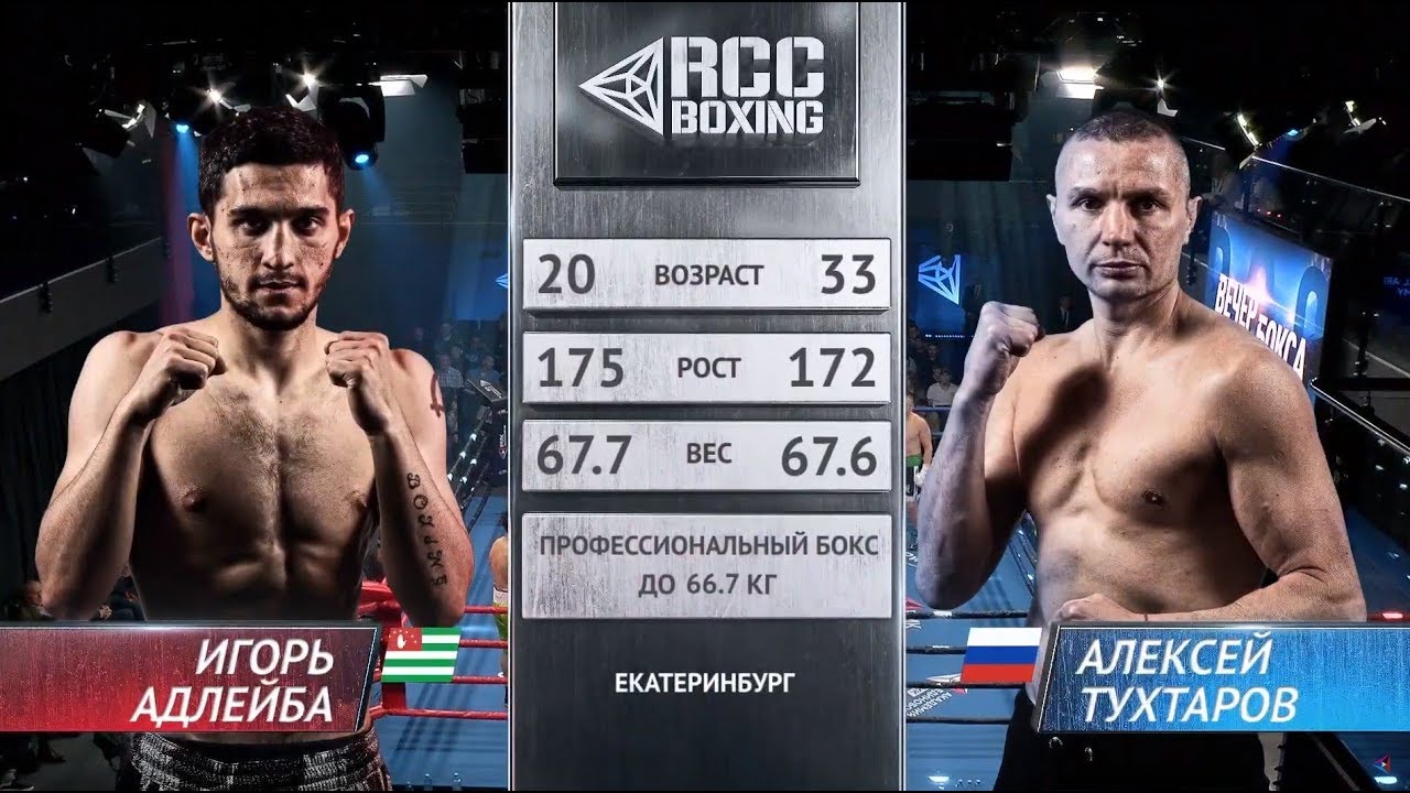 Игорь Адлейба vs Алексей Тухтаров | Май, 18 2019 | RCC Boxing Promotions | Полный бой