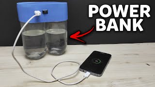 charge your phone by water - DIY Power Bank powered by water